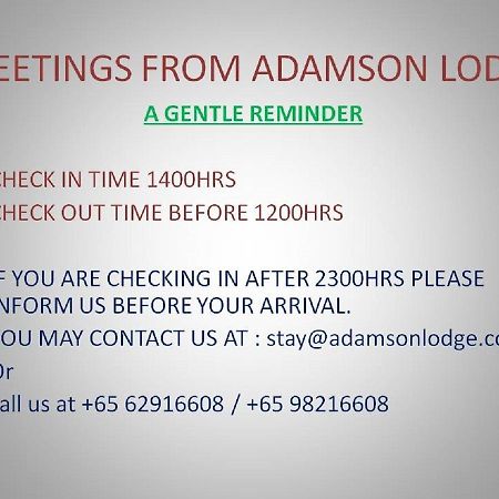 Adamson Lodge Singapore Eksteriør bilde